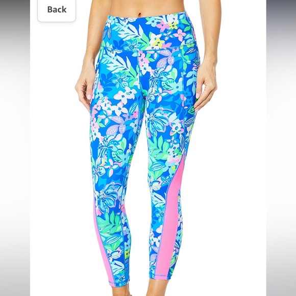 Lilly Pulitzer Pants - NWT Lilly Pulitzer Weekender High Rise Midi Legging 💙🩷 final price